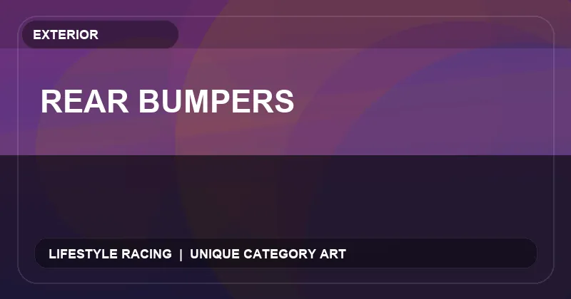 Rear Bumpers